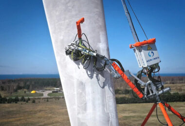 Roboter Windräder, Wartungsroboter für Windräder, Roboter, Windrad, Windturbine, Windkraft