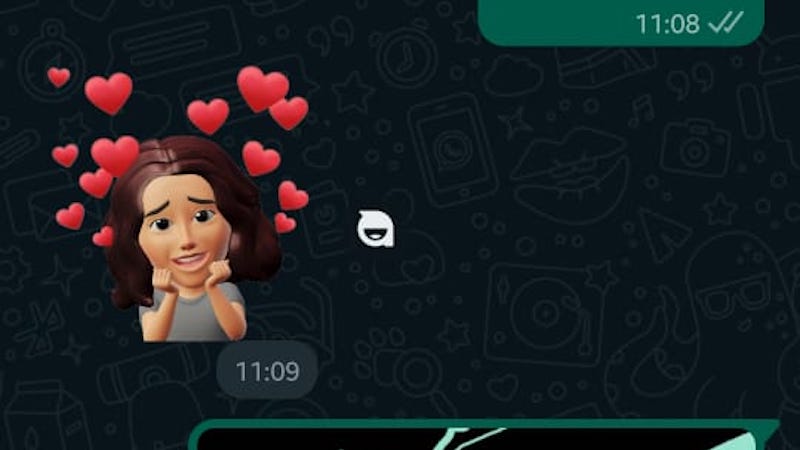 WhatsApp Symbol, Geist, Update, Version, Avatar, Sticker, Social Media, Soziale Medien, Chat, Messenger, App