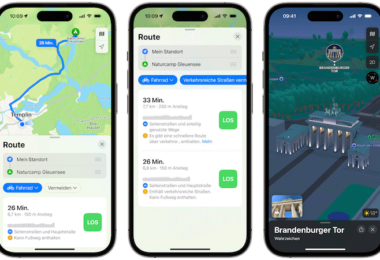 Apple, Karten App Fahrrad, iPhone, Apps, Routenplaner