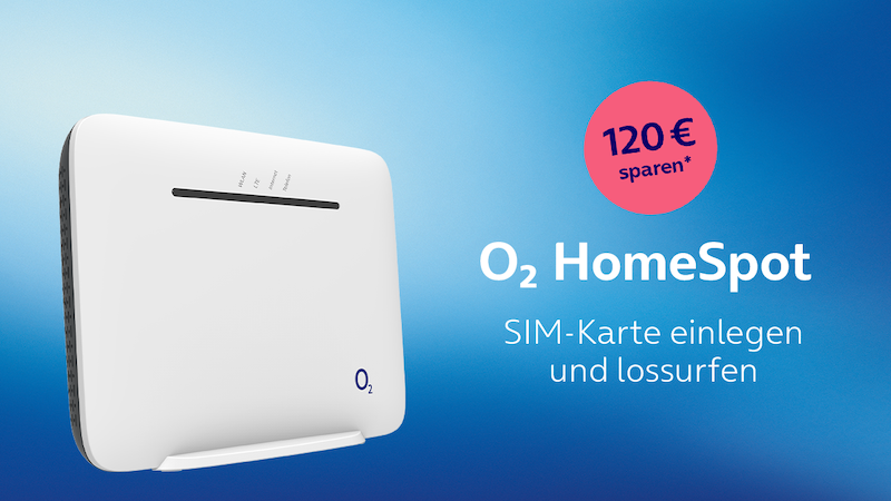 o2 HomeSpot for 19.99 euros / month [Anzeige]