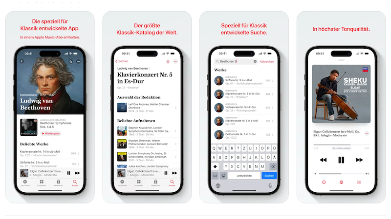 Apple Classical Music, klassische Musik, iPhone
