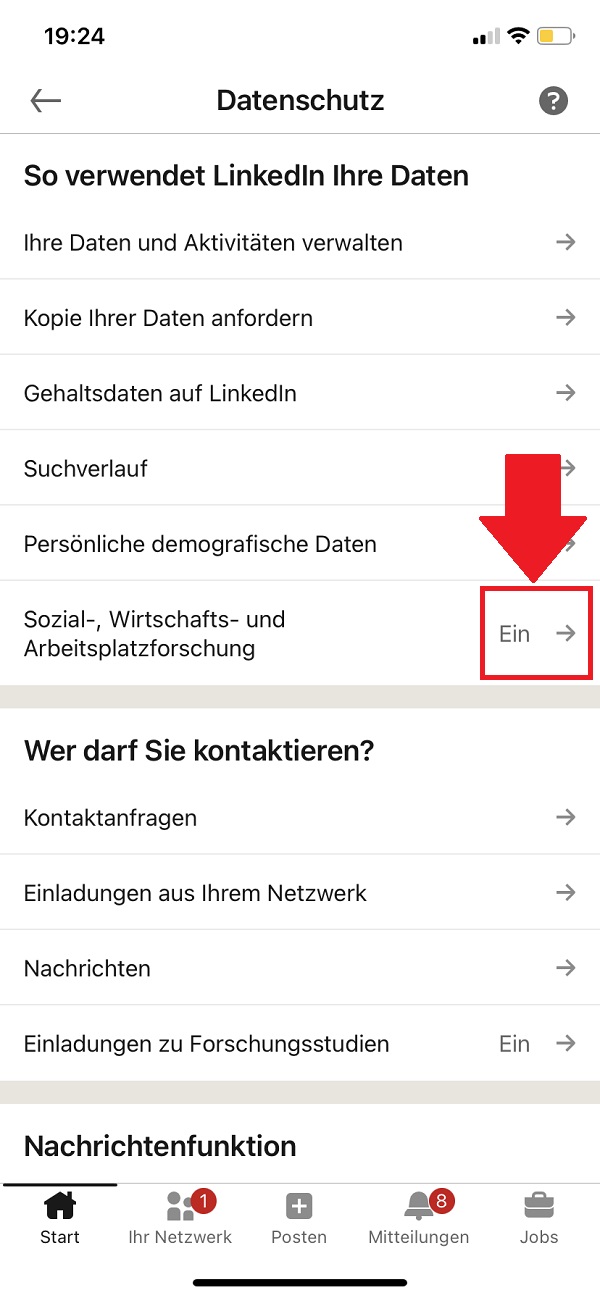 LinkedIn Daten, LinkedIn Data