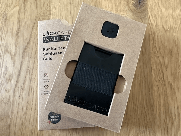 Lockcard Wallet+ Verpackung