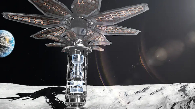 Nuclear power plant on the moon: millions in funding for Rolls-Royce