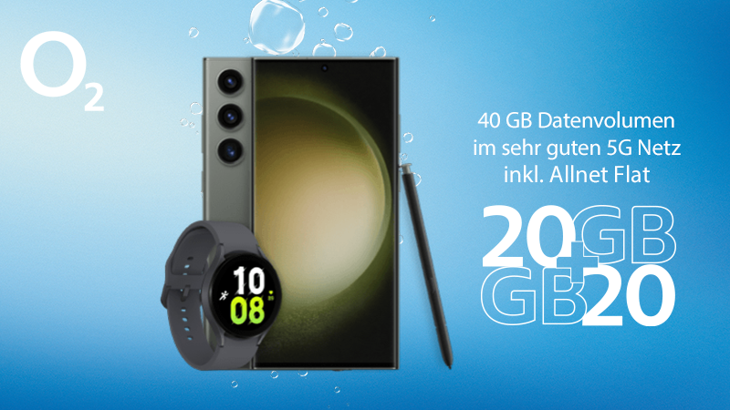 40GB + Samsung Galaxy S23 Ultra + Watch5 LTE [Ad]