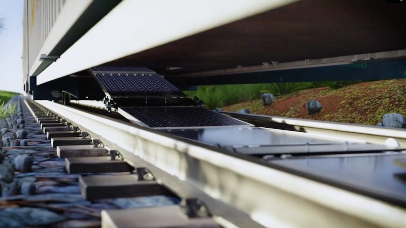 Start-up wants to roll out solar cells on train tracks