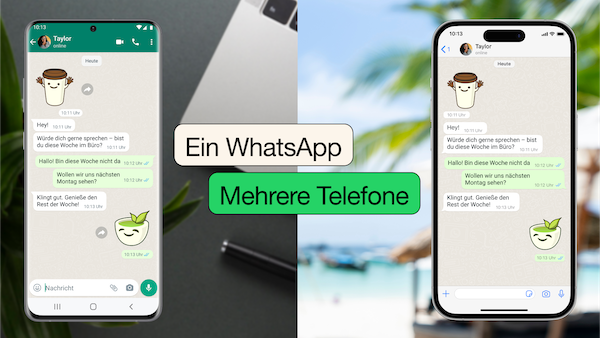 WhatsApp auf mehreren Geräten, WhatsApp auf mehreren Smartphones