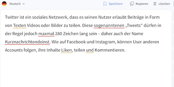 Rechtschreibprüfung online, LanguageTool, Rechtschreibung, Grammatik, Online-Tool, Website, Sprache, Deutsch