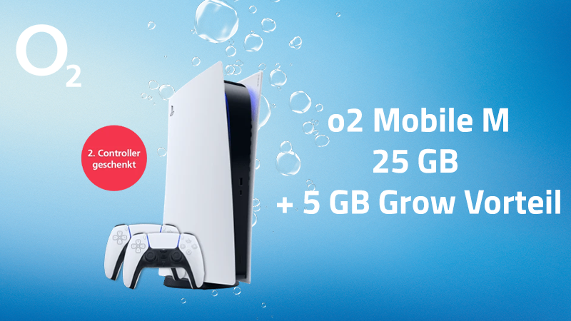 25 GB + PlayStation 5 for 14.32 euros per month [Ad]