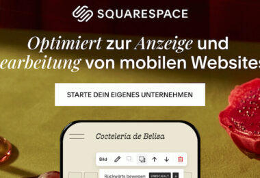 Squarespace Website Homepage-Baukasten