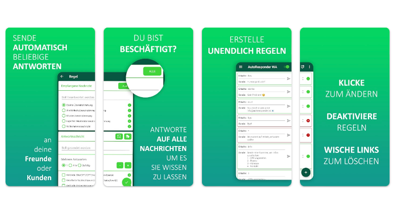 WhatsApp automatische Antwort, AutoResponder für WhatsApp