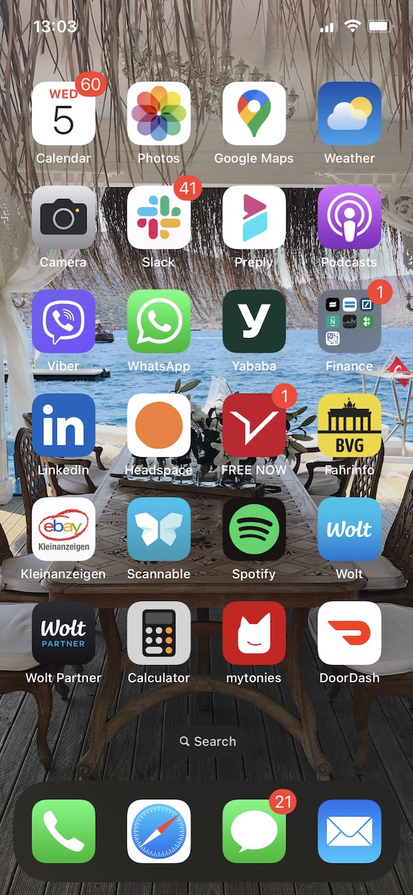 Oksana Lukyanenko, Wolt, Managerin, Smartphone, Apps, Homescreen