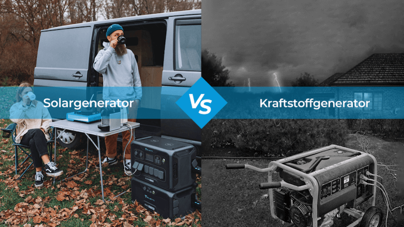 Solargeneratoren vs. Kraftstoffgeneratoren Bluetti