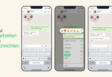 WhatsApp Nachrichten bearbeiten, WhatsApp, Messenger, Meta