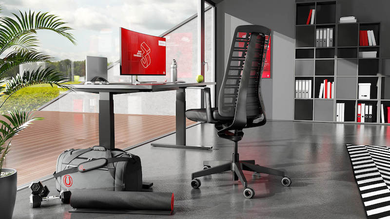 The ergonomic office chair in the test