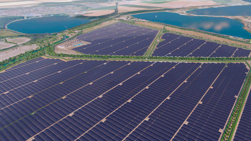 Over 1 million solar modules on an old lignite mine in Saxony