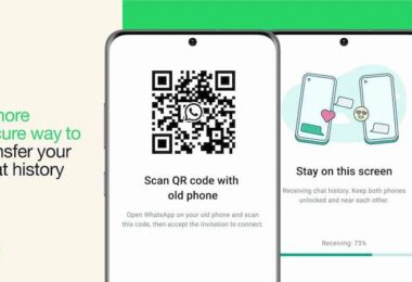 WhatsApp Chats übertragen, QR-Code, WhatsApp-Daten übertragen