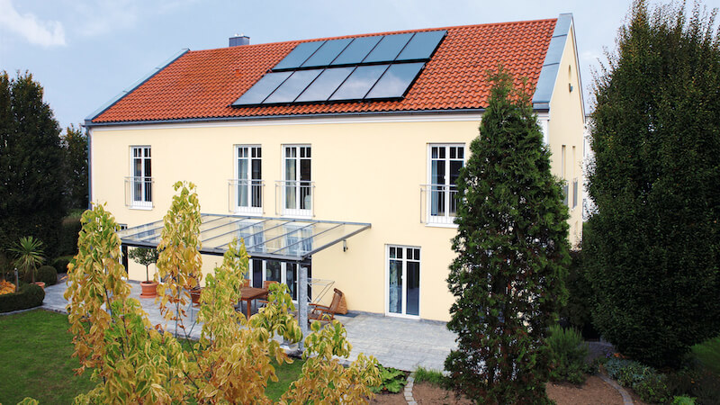 Solarthermieanlage, Solar, Sonne, Energie, Wie funktioniert eine Solarthermieanlage