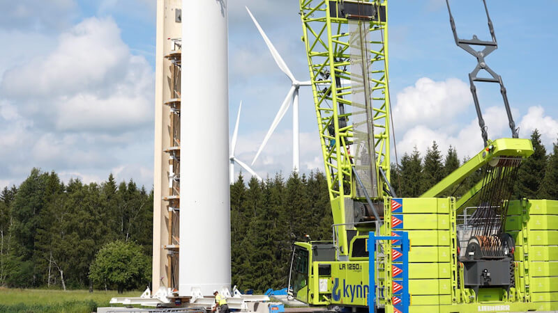 Nachhaltiges Windrad aus Holz versorgt bald 500 schwedische Haushalte