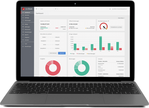 sevDesk Buchhaltungssoftware