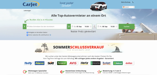 Mietwagen, Kfz, Auto, Urlaub, Reise, Meinung, Check24