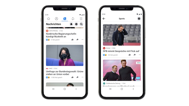 Facebook News, Meta, News, Nachrichten