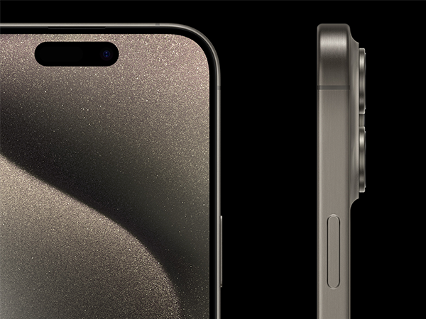 Das iPhone 15 Pro in goldenem Titan