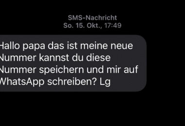 Betrug WhatsApp, SMS, Enkeltrick, Nachrichten