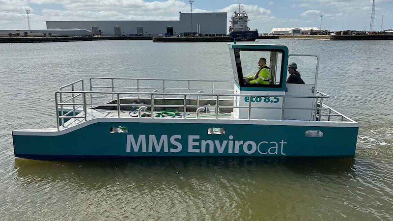 Elektroboot Müll, Boot, Abfälle, Elektroboot, Envirocat