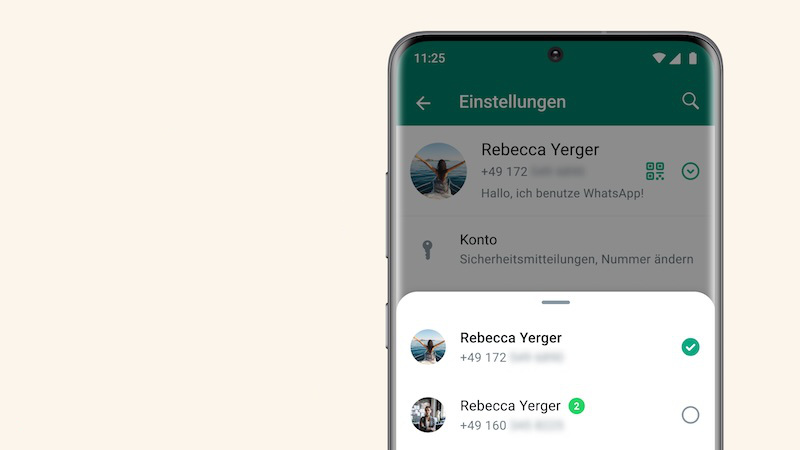 WhatsApp mehrere Konten hinzufügen, WhatsApp, Meta, Messenger