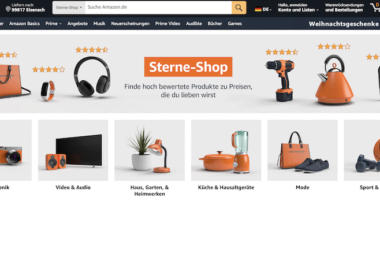 Amazon Sterne-Shop, Onlineshopping, Online-Handel, Handel, Einkaufen, Shopping, Produkte, Artikel, Sonderpreis, Preis, Kosten, Online, Internet, Rezension, Kommentar, Bewertung