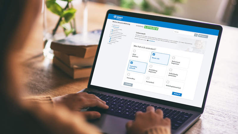 smartsteuer Steuererklärung erstellen Im Durchschnitt 1.079 Euro Steuerstattung bekommen