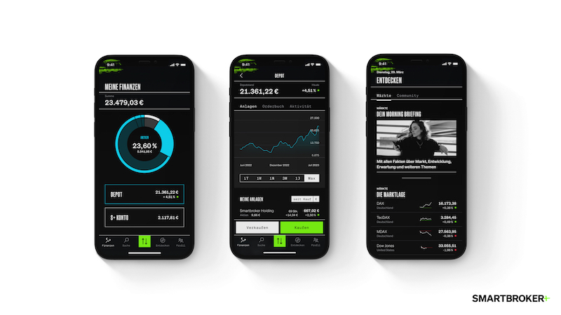 Smartbroker Plus ETF-Sparpläne, ETF-Sparplan Smartbroker+, Broker, Neobroker, App