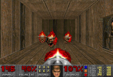 Doom 1993, Bildschirm Darmbaktieren