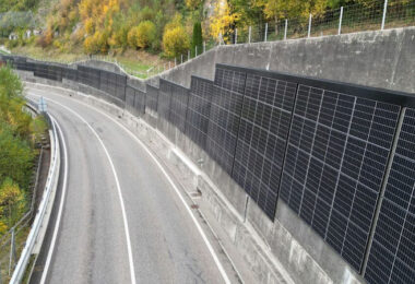 Solar-Mauer, Solaranlage, Solar, Landstraße