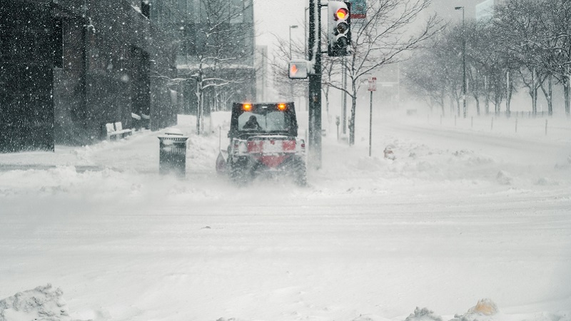 Blizzard, Schneesturm, Winter Chaos, Wetterberichterstattung, Wetterbericht