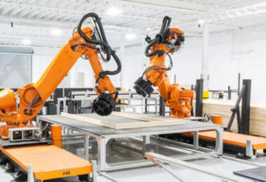 Häuser Robotern, Hausbau Roboter, Maschine, Fabrik