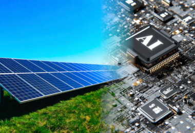 Perowskit-Solarzellen Künstliche Intelligenz, KI, Perowskit, Solaranlage, Solarzellen, Solarpark