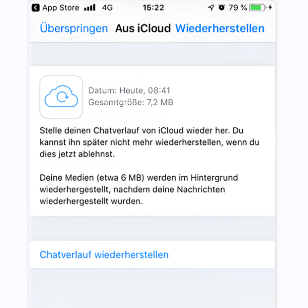 Tenorshare iCloud-Backup WhatsApp-Chats