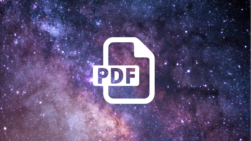 PDF-Dokument Universum, Datei, Software, IT, Berechnung, Computer, Adobe Acrobat