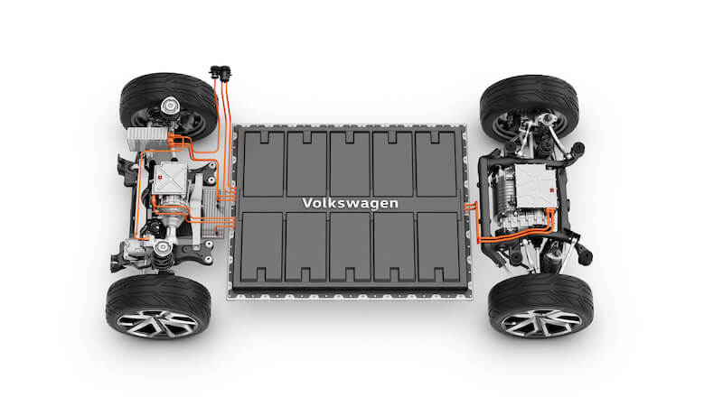 selbstlöschende Elektrofahrzeug-Batterie, Elektrofahrzeug, Batterie