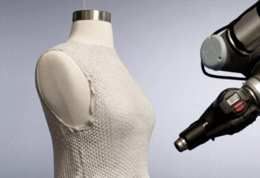 4D Strickkleid, MIT, 4D-Drucker Kleidung, 4D Kleid