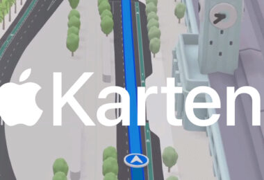 Apple Karten-App Echtzeitdaten, ÖPNV, Route, Navi-App