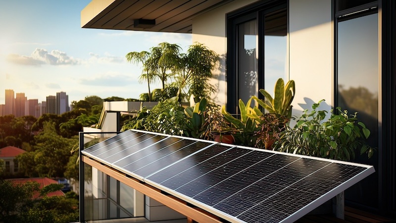 Balkonkraftwerk Neigungswinkel, Balkonkraftwerk, Solaranlage, PV-Anlage, Solarenergie