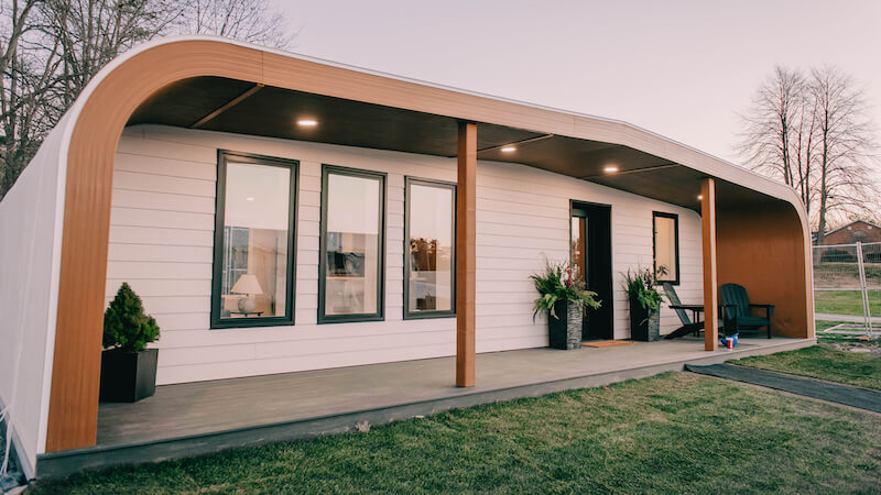 Holzhaus 3D-Drucker, BioHome3D, Haus, 3D-Drucker