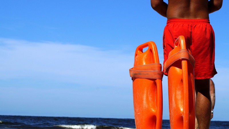 KI Arbeit Lebensretter, Lifeguard, Rettungsschwimmer