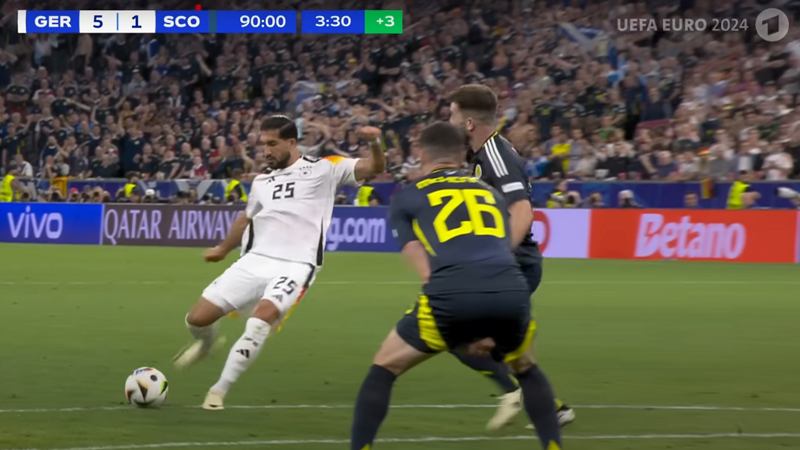 Virtuelle Bandenwerbung, Fußball, EM