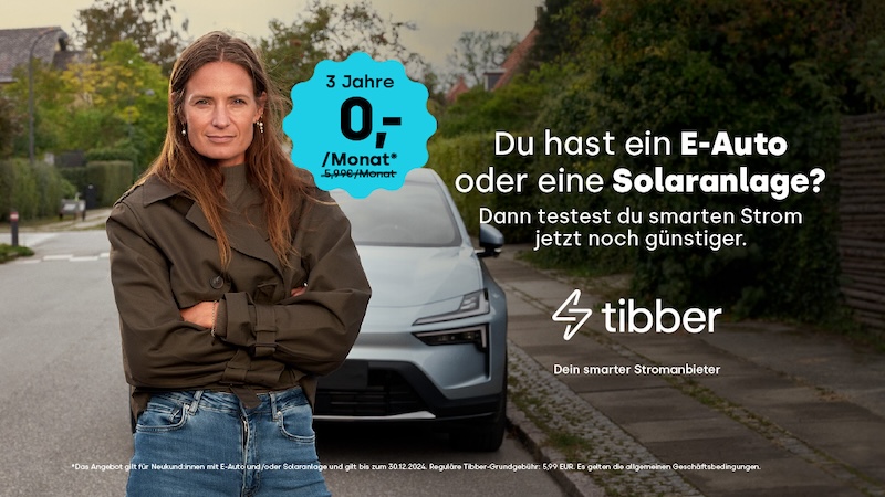 Tibber Grundgebühr sparen Angebot