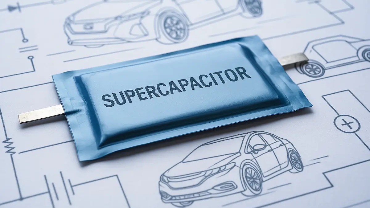 Superkondensatoren aus Plastik, Batterie, Kondensator