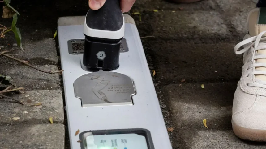 Ladebordstein Elektroautos E-Autos Rheinmetall